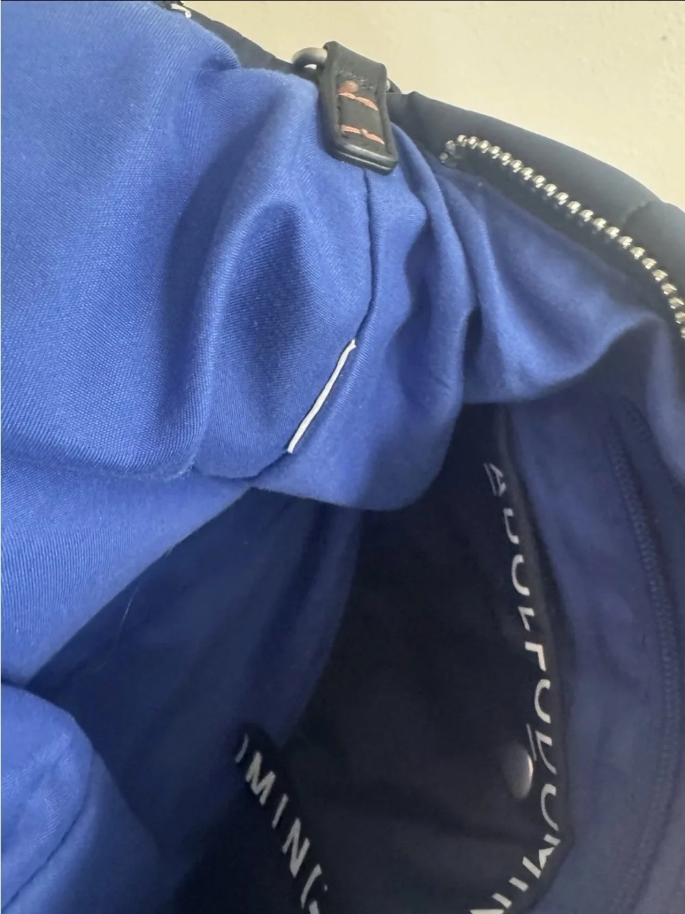 Adolfo Dominguez blue Shoulder bag